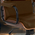 Cadeira Original Eames Diretor com Rodinhas Black e Anti Risco Linha Capa em Madeira Escura - Marrom - Imagem 6