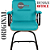 Cadeira Original Eames Interlocutor Black Linha Capa em Madeira Escura - Verde Água - Imagem 5