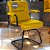 Cadeira Original Eames Interlocutor Black Linha Capa em Madeira Escura - Amarelo Mostarda - Imagem 1