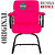 Cadeira Original Eames Interlocutor Black Linha Capa em Madeira Escura - Rosa Pink - Imagem 5