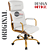 Cadeira Original Eames Presidente Dourada Anti Risco Linha Capa em Madeira Escura - Branco - Imagem 4