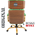Cadeira Original Eames Presidente Dourada Anti Risco Linha Capa em Madeira Escura - Verde Limão - Imagem 7