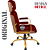 Cadeira Original Eames Presidente Dourada Anti Risco Linha Capa em Madeira Escura - Vermelho - Imagem 6