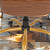 Cadeira Original Eames Diretor Dourada Anti Risco Linha Capa em Madeira Escura - Rosa Claro - Imagem 7