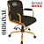 Cadeira Original Eames Diretor Dourada Anti Risco Linha Capa em Madeira Escura - Preto - Imagem 8