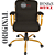 Cadeira Original Eames Diretor Dourada Anti Risco Linha Capa em Madeira Escura - Preto - Imagem 9