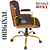 Cadeira Original Eames Diretor Dourada Anti Risco Linha Capa em Madeira Escura - Marrom - Imagem 6