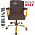 Cadeira Original Eames Diretor Dourada Anti Risco Linha Capa em Madeira Escura - Marrom - Imagem 5