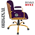 Cadeira Original Eames Diretor Dourada Anti Risco Linha Capa em Madeira Escura - Roxo - Imagem 6