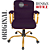 Cadeira Original Eames Diretor Dourada Anti Risco Linha Capa em Madeira Escura - Roxo - Imagem 5