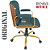 Cadeira Original Eames Diretor Dourada Anti Risco Linha Capa em Madeira Escura - Verde - Imagem 6