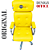 Cadeira Original Eames Presidente com Rodinhas Cromadas e Anti Risco Linha Capa em Madeira Escura ou Clara - Amarelo - Imagem 6
