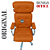 Cadeira Original Eames Presidente com Rodinhas Cromadas e Anti Risco Linha Capa em Madeira Escura ou Clara - Caramelo - Imagem 6