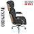 Cadeira Original Eames Presidente com Rodinhas Cromadas e Anti Risco Linha Capa em Madeira Escura ou Clara - Cinza Escuro - Imagem 5