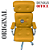 Cadeira Original Eames Presidente com Rodinhas Cromadas e Anti Risco Linha Capa em Madeira Escura ou Clara - Amarelo Mostarda - Imagem 6