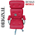 Cadeira Original Eames Presidente com Rodinhas Cromadas e Anti Risco Linha Capa em Madeira Escura ou Clara - Rosa Pink - Imagem 6