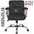 Cadeira Original Eames Diretor com Rodinhas Cromadas e Anti Risco Linha Capa em Madeira Escura Preto - Imagem 3