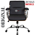 Cadeira Original Eames Diretor com Rodinhas Cromadas e Anti Risco Linha Capa em Madeira Escura Preto - Imagem 7