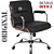 Cadeira Original Eames Diretor com Rodinhas Cromadas e Anti Risco Linha Capa em Madeira Escura Preto - Imagem 5