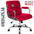 Cadeira Original Eames Diretor com Rodinhas Cromadas e Anti Risco Linha Capa em Madeira Escura Rosa Pink - Imagem 4
