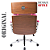 Cadeira Design Office Eames Signature Presidente Cromada com Rodinhas - Anti Risco - Capa em Madeira - Rosa Claro - Imagem 6