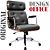 Cadeira Design Office Eames Signature Presidente Cromada com Rodinhas - Anti Risco - Capa em Madeira - Cinza Escuro - Imagem 3