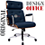 Cadeira Design Office Eames Signature Presidente Cromada com Rodinhas - Anti Risco - Capa em Madeira - Azul Marinho - Imagem 3