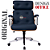 Cadeira Design Office Eames Signature Presidente Cromada com Rodinhas - Anti Risco - Capa em Madeira - Azul Marinho - Imagem 4