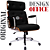 Cadeira Design Office Eames Signature Presidente Cromada com Rodinhas - Anti Risco - Capa em Madeira - Preto - Imagem 3