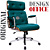 Cadeira Design Office Eames Signature Presidente Cromada com Rodinhas - Anti Risco - Capa em Madeira - Verde - Imagem 3