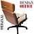 Cadeira Design Office Eames Signature Presidente Black com Rodinhas - Anti Risco - Capa em Madeira - Bege - Imagem 6