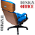 Cadeira Design Office Eames Signature Presidente Black com Rodinhas - Anti Risco - Capa em Madeira - Azul Bebê - Imagem 7