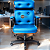 Cadeira Design Office Eames Signature Presidente Black com Rodinhas - Anti Risco - Capa em Madeira - Azul Bebê - Imagem 2