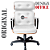 Cadeira Design Office Eames Signature Presidente Black com Rodinhas - Anti Risco - Capa em Madeira - Branco - Imagem 5