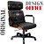 Cadeira Design Office Eames Signature Presidente Black com Rodinhas - Anti Risco - Capa em Madeira - Marrom Café - Imagem 3
