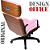 Cadeira Design Office Eames Signature Presidente Black com Rodinhas - Anti Risco - Capa em Madeira - Rosa Claro - Imagem 6