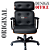 Cadeira Design Office Eames Signature Presidente Black com Rodinhas - Anti Risco - Capa em Madeira - Cinza Escuro - Imagem 5