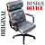 Cadeira Design Office Eames Signature Presidente Black com Rodinhas - Anti Risco - Capa em Madeira - Cinza Claro - Imagem 3