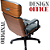 Cadeira Design Office Eames Signature Presidente Black com Rodinhas - Anti Risco - Capa em Madeira - Cinza Claro - Imagem 6