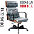 Cadeira Design Office Eames Signature Presidente Black com Rodinhas - Anti Risco - Capa em Madeira - Cinza Claro - Imagem 5