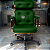 Cadeira Design Office Eames Signature Presidente Black com Rodinhas - Anti Risco - Capa em Madeira - Verde Escuro - Imagem 2