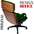 Cadeira Design Office Eames Signature Presidente Black com Rodinhas - Anti Risco - Capa em Madeira - Verde Escuro - Imagem 7