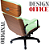 Cadeira Design Office Eames Signature Presidente Black com Rodinhas - Anti Risco - Capa em Madeira - Verde Limão - Imagem 6