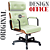 Cadeira Design Office Eames Signature Presidente Black com Rodinhas - Anti Risco - Capa em Madeira - Verde Limão - Imagem 3