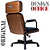 Cadeira Design Office Eames Signature Presidente Black com Rodinhas - Anti Risco - Capa em Madeira - Azul Marinho - Imagem 7