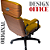 Cadeira Design Office Eames Signature Presidente Black com Rodinhas - Anti Risco - Capa em Madeira - Amarelo Mostarda - Imagem 5