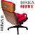 Cadeira Design Office Eames Signature Presidente Black com Rodinhas - Anti Risco - Capa em Madeira - Rosa Pink - Imagem 6