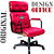 Cadeira Design Office Eames Signature Presidente Black com Rodinhas - Anti Risco - Capa em Madeira - Rosa Pink - Imagem 4