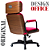 Cadeira Design Office Eames Signature Presidente Black com Rodinhas - Anti Risco - Capa em Madeira - Rosa Pink - Imagem 7