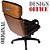 Cadeira Design Office Eames Signature Presidente Black com Rodinhas - Anti Risco - Capa em Madeira - Preto - Imagem 7